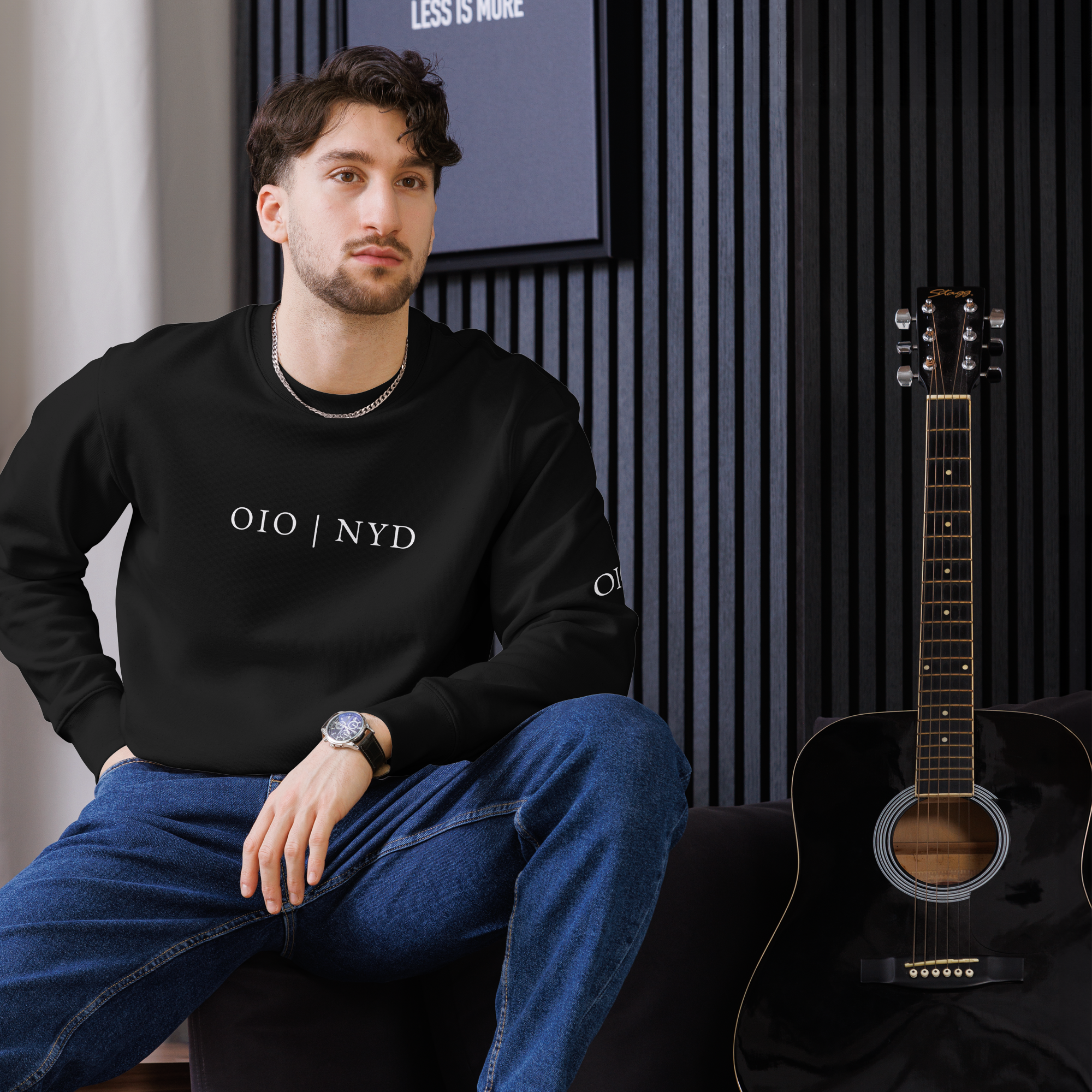 OIO | NYD — The Stillness Sweatshirt. Unisex 100% Organic Cotton Sweatshirt