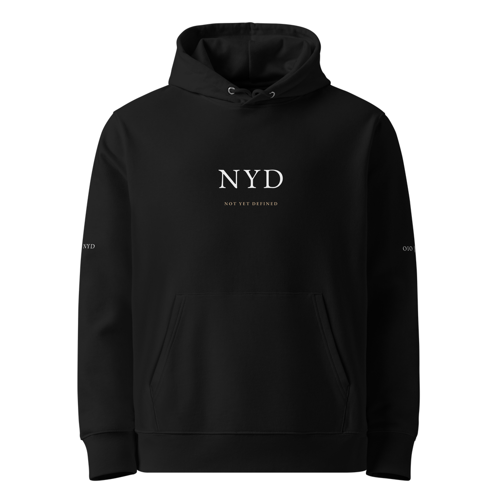 OIO | NYD — The Manifesto Hoodie. Unisex 100% Organic Eco Hoodie